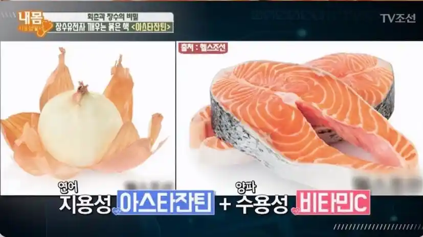 아스타잔틴 연어 눈